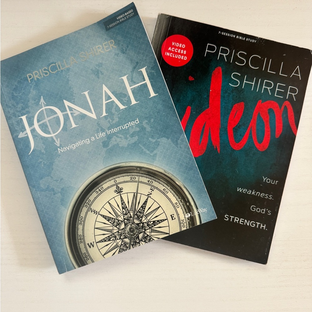 Jonah and Gideon Bible study books by Priscilla Shirer